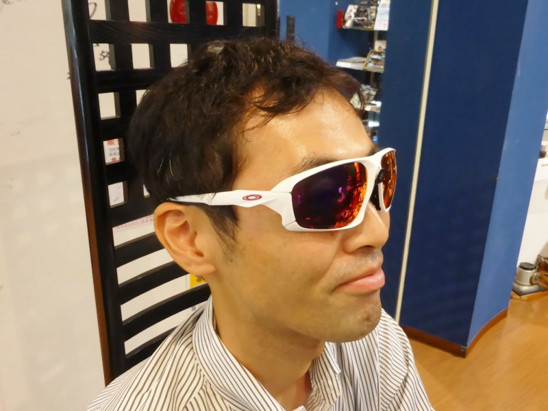オークリー フィールドジャケット ロードバイク用 度付き（S：-5.00